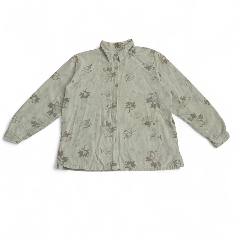 Vintage 90s floral button down